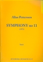 Sinfonie Nr.11 fr Orchester Studienpartitur