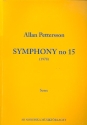 Sinfonie Nr.15 fr Orchester Studienpartitur