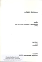 Oda (1968) fr Klarinette, Klavier und Schlagzeug 3 Spielpartituren