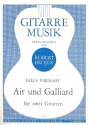 AIR UND GALLIARD FUER 2 GITARREN BROJER, ROBERT, ED.