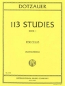 113 studies Vol.1 for cello KLINGENBERG, ED.