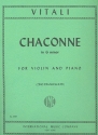 Chaconne g minor for violin and piano