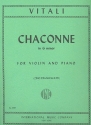 Chaconne g minor for violin and piano