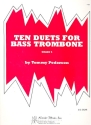 10 Duets for bass trombone grade 4
