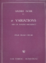 6 variations op.1 sur un psaume Huguenot fr Orgel