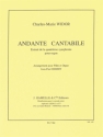 Andante cantabile de la symphonie no.4 pour flte et orgue