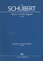 Totus in corde langueo D136 Offertorium C-Dur fr Sopran und Orchester,  Klavierauszug