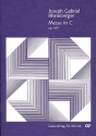 Messe C-Dur op.169  fr Soli (SATB), gem Chor und Orchester Klavierauszug