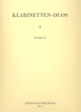 Klarinetten-Duos Band 1