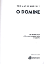 O Domine for mixed choir and mezzo- soprano solo score (la)
