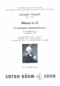 Missa in honorem Sti. Nicolai G-Dur fr Soli, gem Chor, Orgel und Streicher (Blser ad lib) Klavierauszug (Orgelauszug)