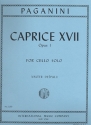 Caprice no.17 op.1 for cello solo