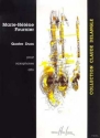 4 DUOS POUR 2 SAXOPHONES ALTO DELANGLE, C., ED.