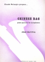 Chinese rag pour quatuor de saxophones, partition+parties Claude Delangle, ed