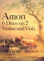 6 Duos op.2 für Violine und Viola Stimmen