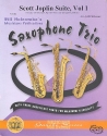 Scott Joplin Suite vol.1 for saxophone trio (AT Bar / SAT) with 3 substitute parts,   score and 6 parts