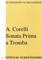 Sonata prima fr Trompete, Streichorchester und Bc Partitur