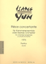 Pièce concertante für Kammerensemble oder kleines Orchester Partitur