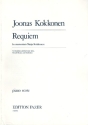 Requiem in memoriam Maija Kokkonen fr gem Chor und Klavier Partitur