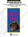 My Heart will go on for vocal or opt. alto sax-solo with concert band score and parts