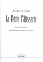 La Petite Patisserie - Quatre Morceaux pour hautbois, clarinette et basson partition et parties