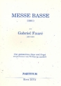 Messe basse fr gem Chor und Orgel Partitur (la)