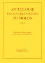 ANTHOLOGIE DES MAITRES ANCIENS DU VIOLON VOL.1 PIECES POUR VIOLON ET PIANO