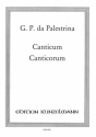 Canticum Canticorum  fr gem Chor (SATTB) Partitur
