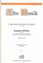Konzert B-Dur Wq164 fr Oboe (Flte), Streichorchester und Bc Partitur