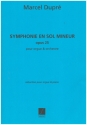 SYMPHONIE SOL MINEUR OP.25 REDUCTION POUR PIANO ET ORGUE