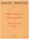 Sonate concertante Band 1 fr 2 Violinen (Blockflten), Posaune (Viola da Gamba) und Bc Partitur und Stimmen