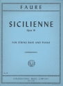 Sicilienne op.78 for string bass and piano