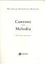Canzone och melodia foer violin och piano