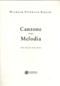 Canzone och melodia foer violin och piano