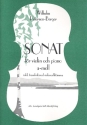 Sonate A-Moll für Violine und Klavier (mit eingel. Vc-Stimme)