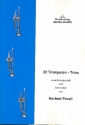 22 Trompeten - Trios fr 3 Trompeten Spielpartitur