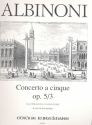 Concerto  cinque D-Dur op.5,3 fr Violine und Streichorchester fr Violine und Klavier