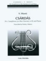 CSARDAS FOR ALTO SAXOPHONE AND PIANO ROBERTS, C.J., ED.