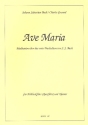 Ave Maria Meditation ber das Prludium Nr.1 von Bach fr Altblockflte (Flte) und Klavier