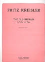 The old Refrain for violin and piano