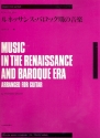 Music in the Renaissance and Baroque Era for guitar solo