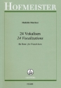 24 Vokalisen op.3 fr Horn