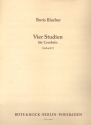 4 Studien (1964/67) fr Cembalo