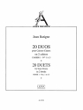 20 DUOS VOL.1 (NOS.1-13) POUR CAISSES-CLAIRES (SNARE DRUMS) BN