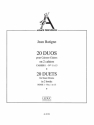 20 DUOS VOL.1 (NOS.1-13) POUR CAISSES-CLAIRES (SNARE DRUMS) BN