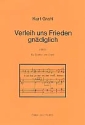 Verleih uns Frieden gndiglich fr Sopran und Orgel