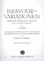 Bravour-Variationen ber ein Thema von Mozart fr Singstimme, Flte und Klavier (dt/fr)