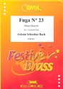 FUGA NO.23 FOR BRASS QUARTET DAS WOHLTEMPERIERTE KLAVIER SCORE+PARTS