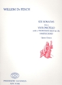 6 Sonatas op.8: for a violoncello with a thorough bass for the harpsichord Performers' Facsimile 55