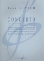 Concerto pour saxophone alto, trompette et orchestre a cordes pour saxophone, trompette et piano